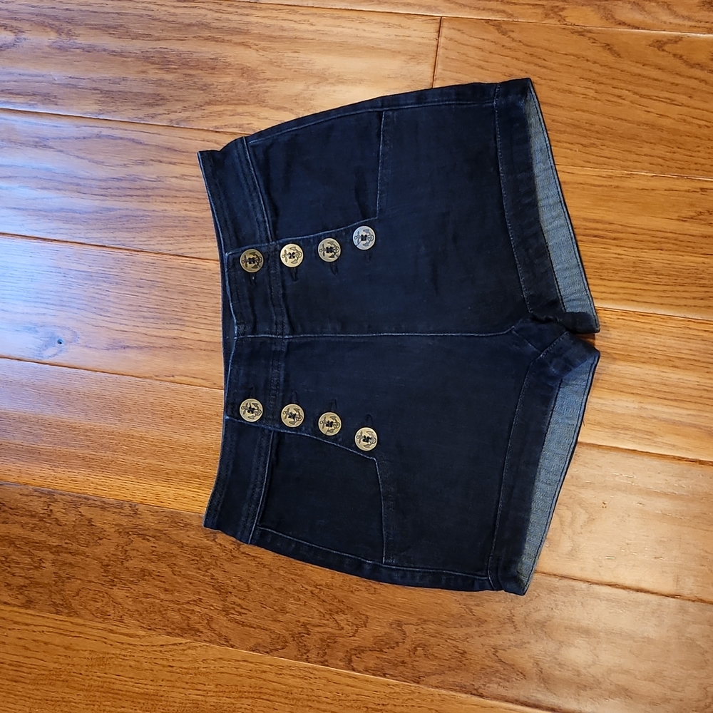 Express high rise stretch jean short